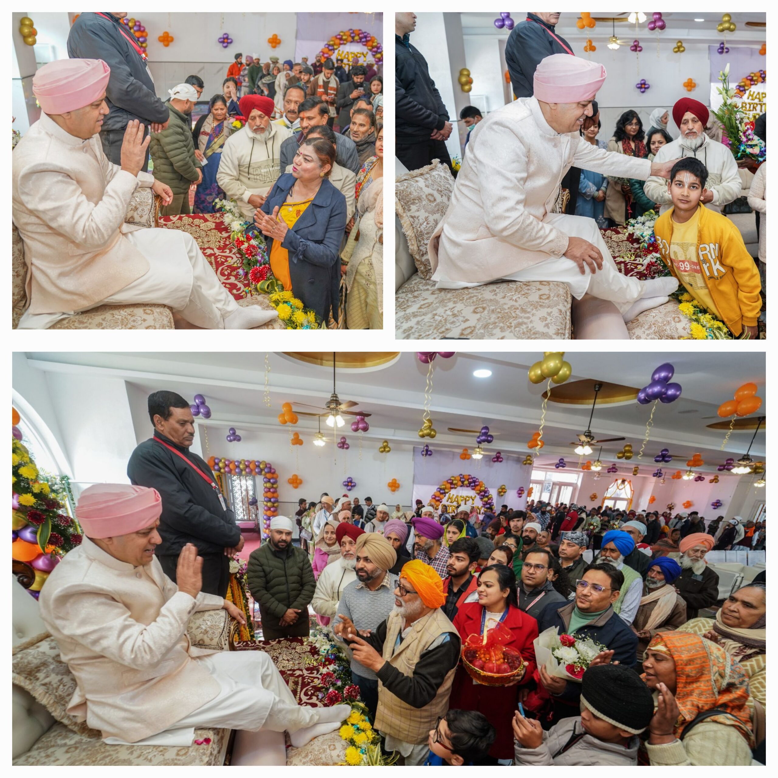 श्रीमहंत देवेन्द्र दास जी महाराज जी का प्रकटोत्सव सादगी और श्रद्धाभाव से मनाया गया