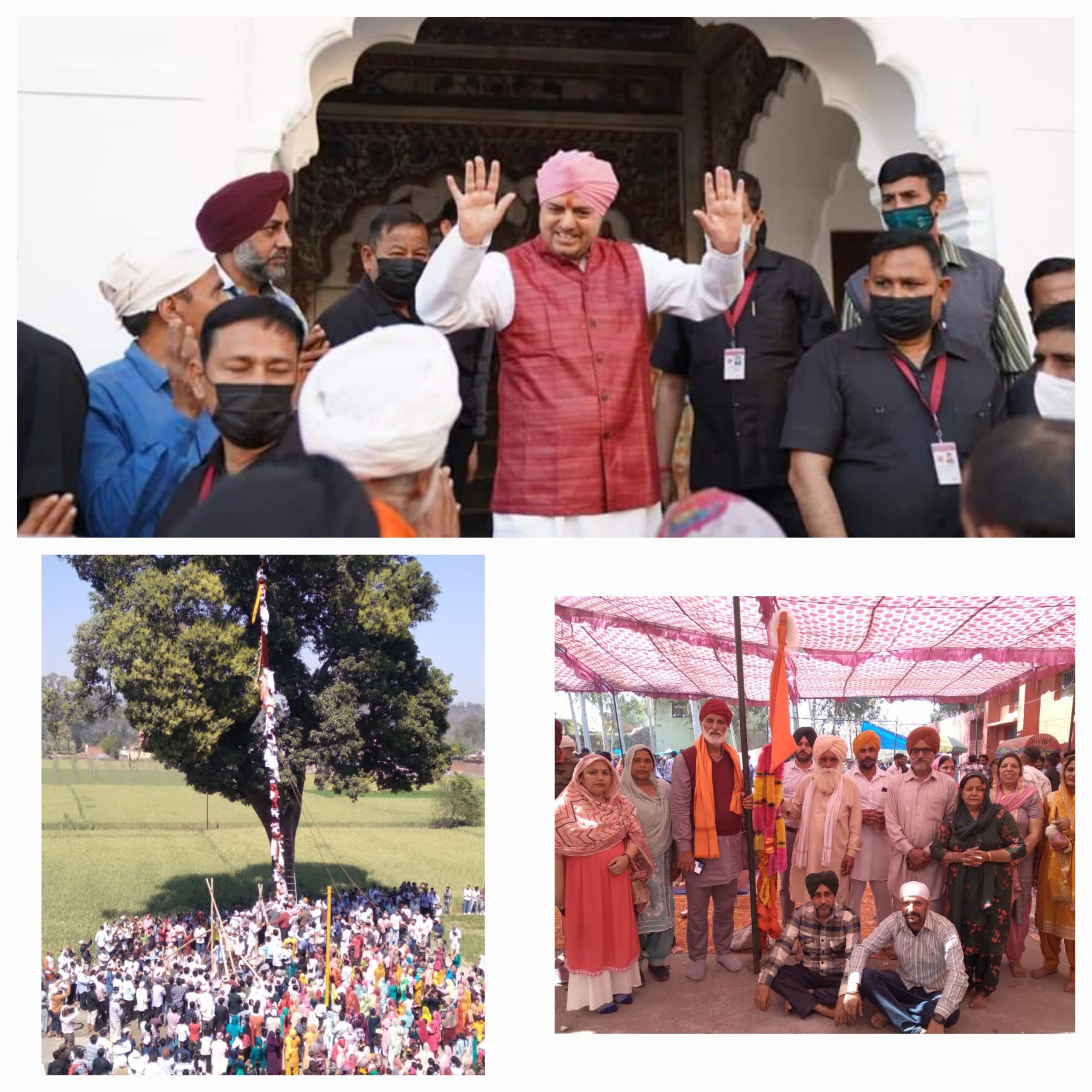श्री दरबार साहिब, देहरादून के सज्जादानशीन श्रीमहंत देवेन्द्र दास जी महाराज के नेतृत्व में बुधवार को एक दल अराईयांवाला, हरियाणा के लिए रवाना हुआ एवम् वहां पर हर्ष-उल्लास एवम् श्रद्धाभाव के साथ श्री झण्डे जी का आरोहण किया गया