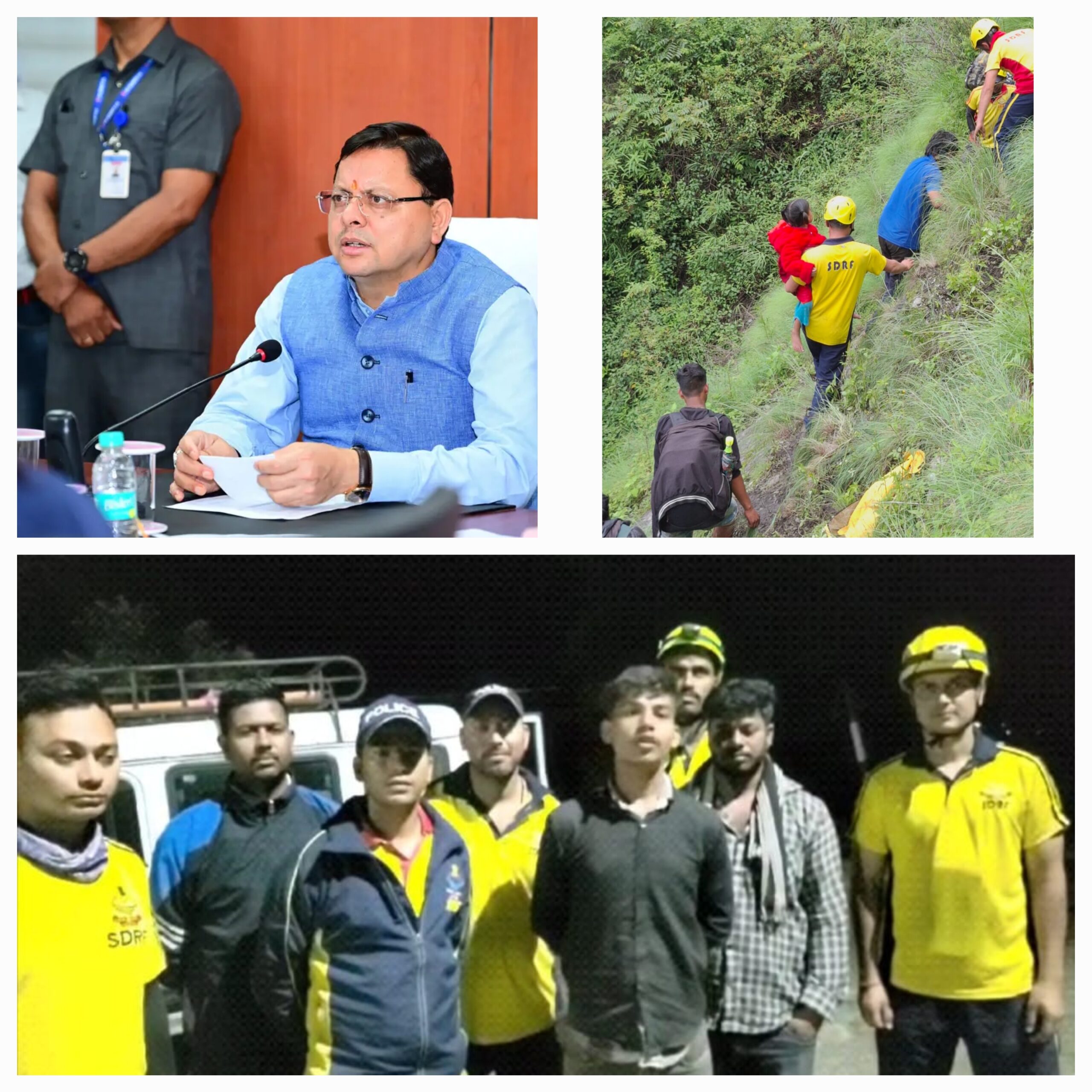 मुख्यमंत्री धामी स्वयं पिछले 72 घंटों से लगातार रेस्क्यू ऑपरेशन की कर रहे हैं मॉनिटरिंग
