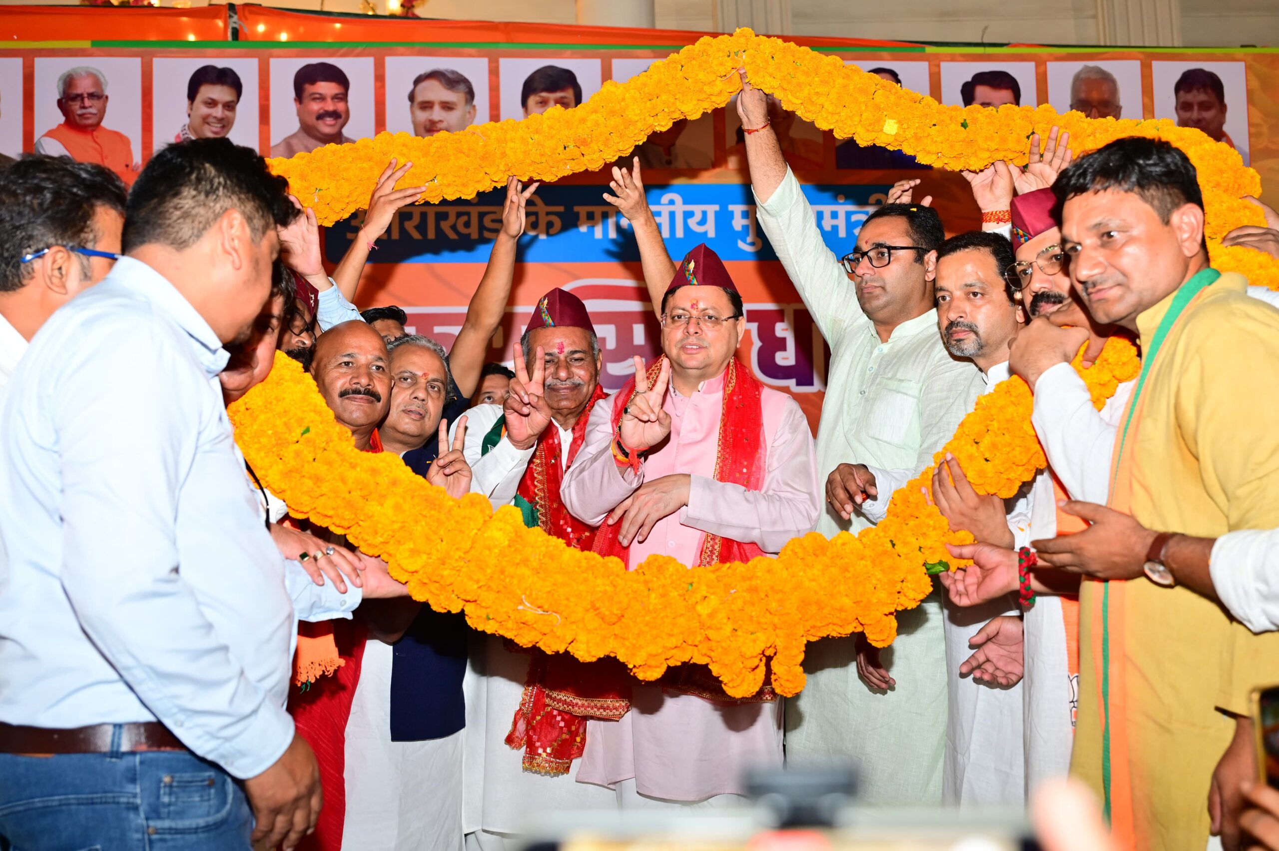 हरियाणा में कांग्रेस की सरकार में उनके मुख्यमंत्री के क्षेत्र का ही विकास होता रहा। कांग्रेस के दौर में लोगों की जमीनें हड़पी जाती थी:धामी   