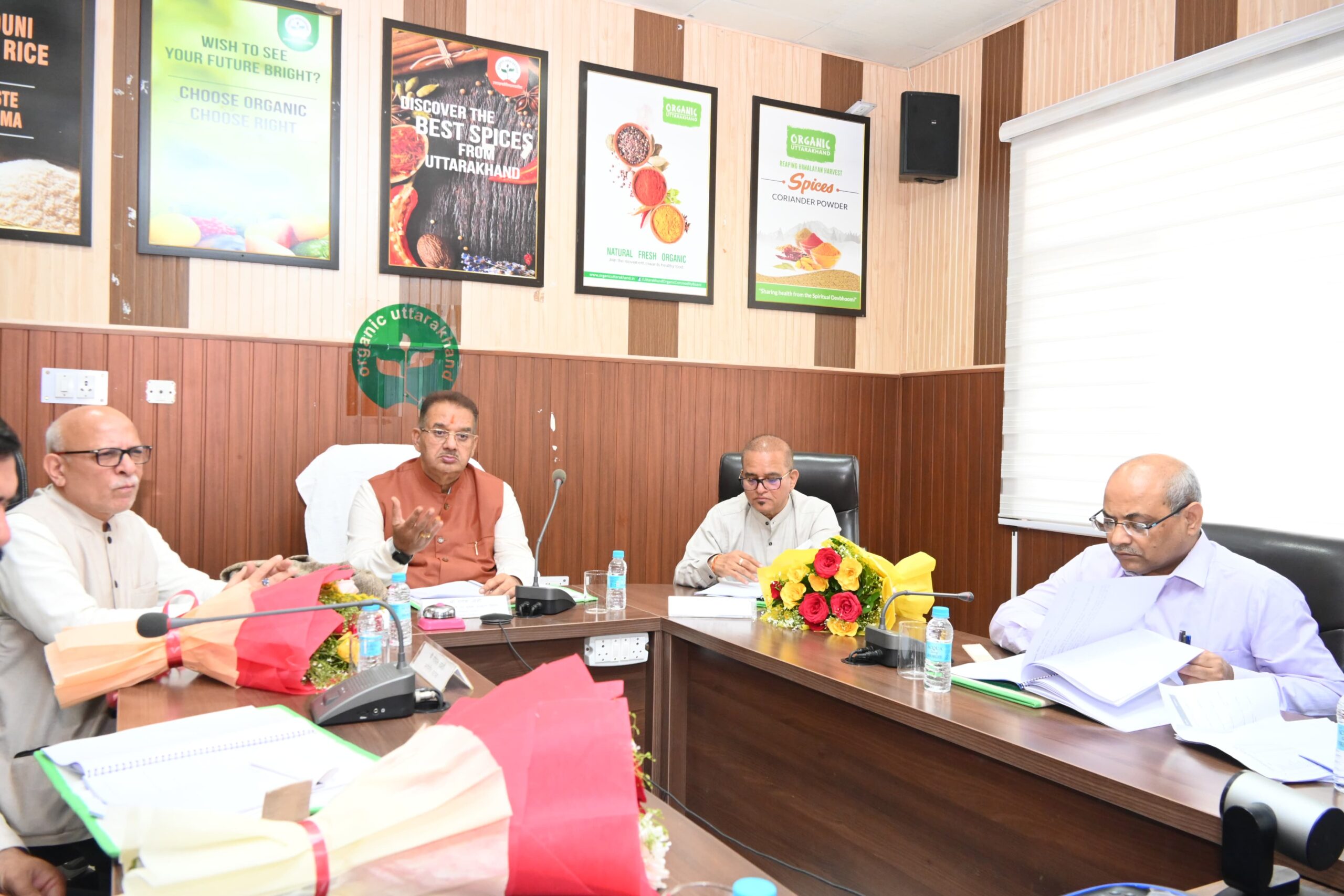 बैठक में जैविक उत्पाद परिषद के वर्तमान ढांचे के सुदृढीकरण हेतु 67 नये पदों को सृजित किये जाने पर स्वीकृति प्राप्त