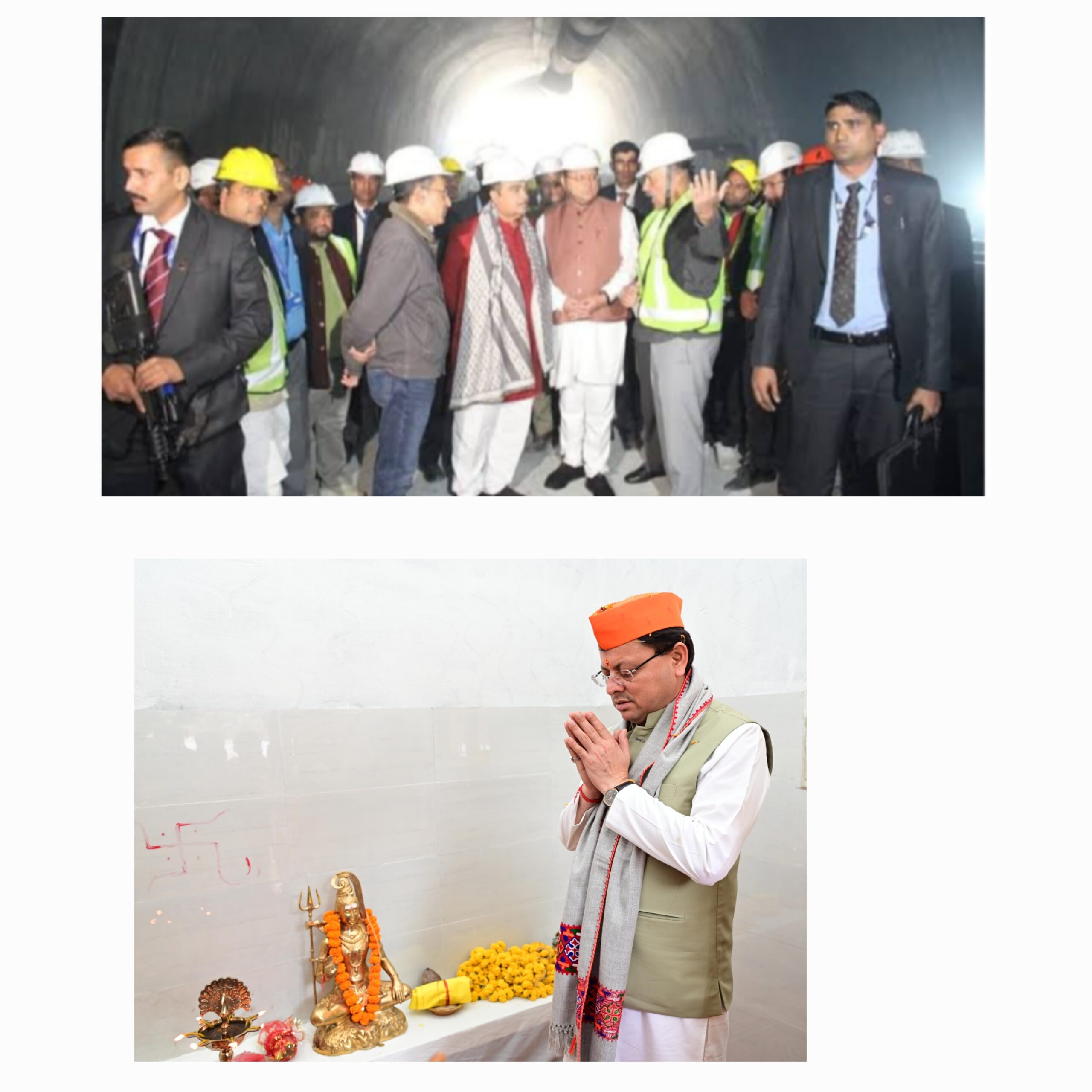 रेस्क्यू अभियान की सफलता के लिए मुख्यमंत्री ने बाबा बौखनाग से मन्नत मांगते हुए मंदिर निर्माण का संकल्प लिया था