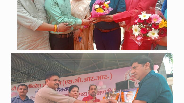 मुख्य अतिथि विधायक प्रदीप बत्रा ने किया शिविर का शुभारंभ