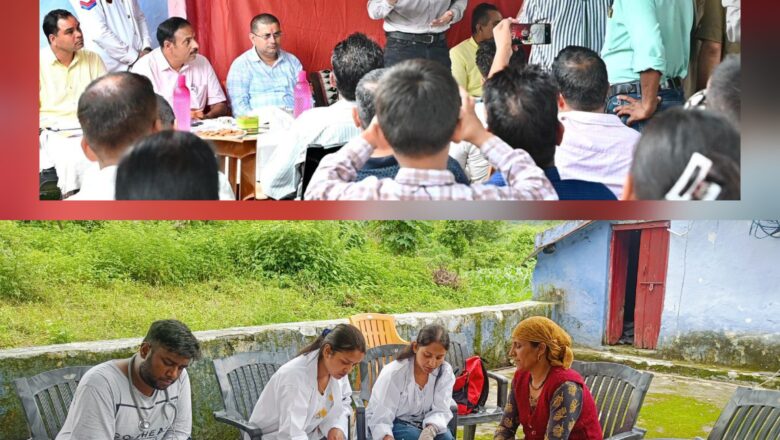आपदाग्रस्त अंतिम गांव बटोली में भ्रमण के दौरान डीएम ने दिए थे कैम्प लगाने के निर्देश