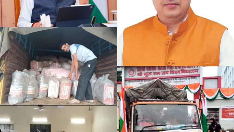 मानवीय प्रयास के लिए मुख्यमंत्री धामी ने विश्वविद्यालय के अध्यक्ष श्री महंत देवेंद्र दास जी महाराज जी का धन्यवाद आभार व्यक्त किया      