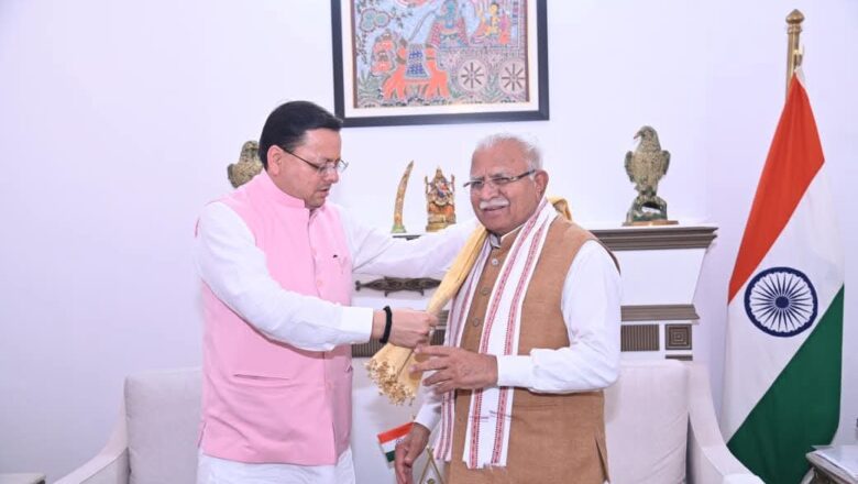 केंद्रीय विद्युत मंत्री मनोहर लाल खट्टर ने मुख्यमंत्री पुष्कर सिंह धामी को हर सम्भव सहयोग का भरोसा दिलाया   