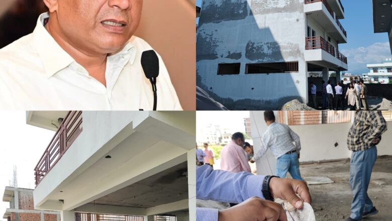 उपाध्यक्ष बंशीधर तिवारी के आदेश पर एम.डी.डी.ए. ने बिना स्वीकृति के निर्माण करने वालों के विरुद्ध चलाई मुहिम