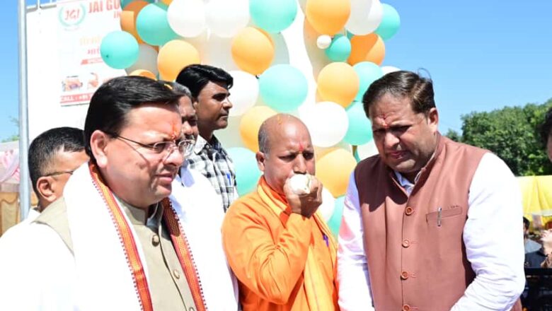 मुख्यमंत्री ने खटीमा में किया 215 ऊँचे तिरंगे का लोकार्पण