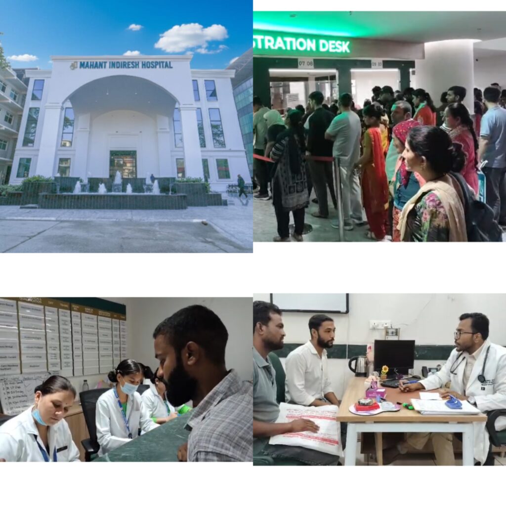 दफ्तर से सीधे डॉक्टर तक—श्री महंत इन्दिरेश अस्पताल की इवनिंग ओपीडी ने आसान किया इलाज का रास्ता