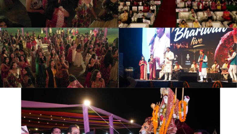 दूधिया रोशनी से नहाया श्री गुरु राम राय विश्वविद्यालय का हैलीपैड बना आकर्षण का केन्द्र